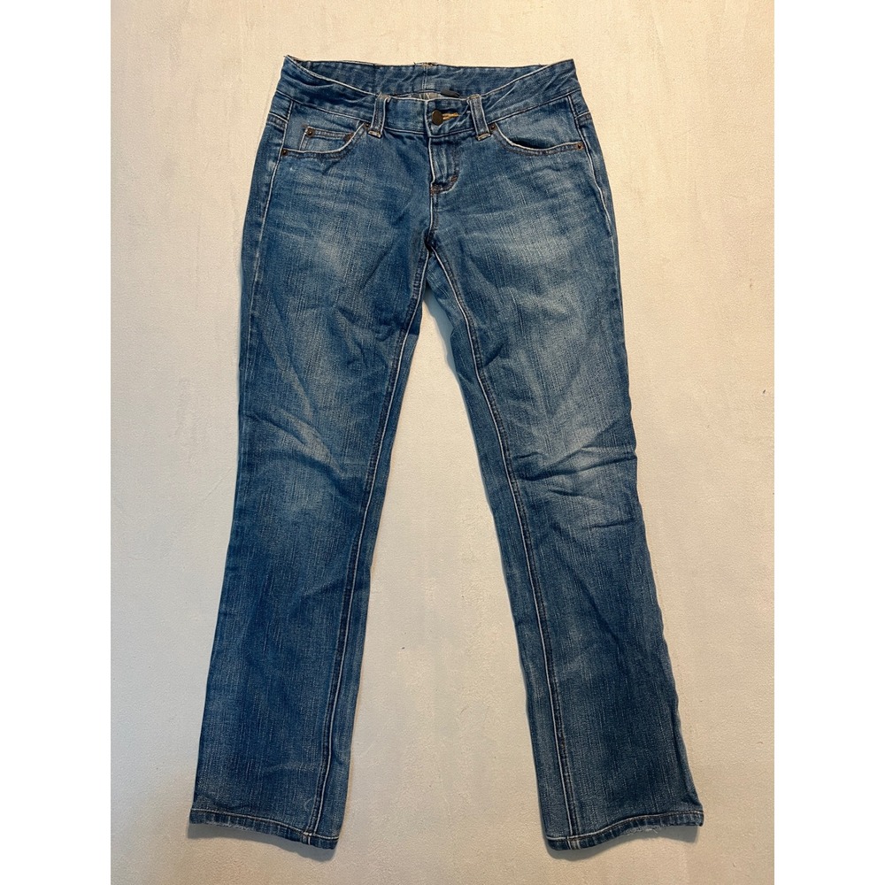 Armani Exchange Womens Blue Low Rise Bootcut Jeans Size 0 Reg RN 91714 Y2K